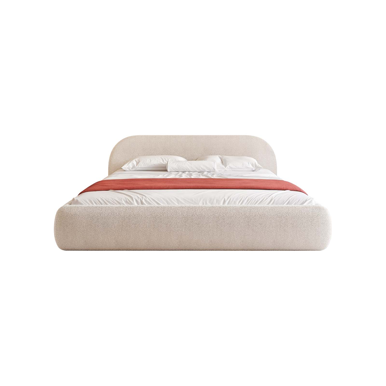 8720681571799_Loop_3_Beige_wp1 Lit rembourré Dmar – Image 1